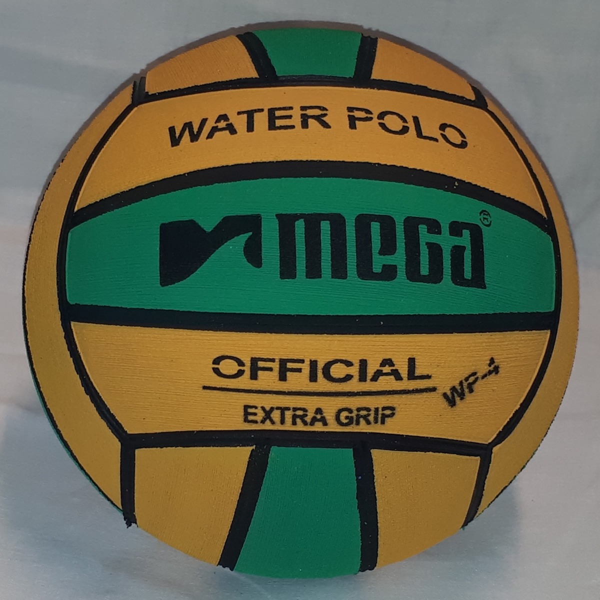  blu giallo verde taglia 4 Swirl design Mega Water polo Ball  