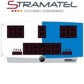 Stramatel W-TOPX/B - OUTDOOR Portable WIRELESS WaterPolo Scoreboard set